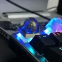 Golden Skull Keycap