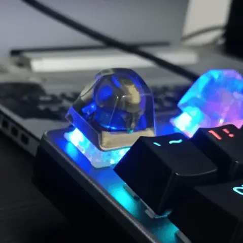 Golden Skull Keycap