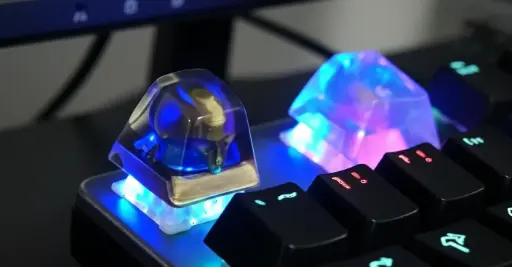 Golden Skull Keycap